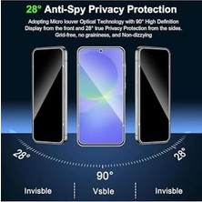 Wheat Grains Global Store - Galaxy A57 ile Uyumlu Hayalet Ekran Koruyucu 9h Tam Gizleyen Kırılmaz Cam