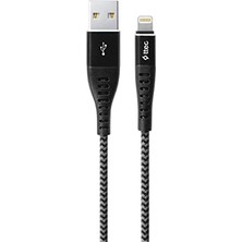 Wheat Grains Global Store Extremecable Ekstra Dayanıklı Iph. Şarj Kablosu 150CM-SIYAH