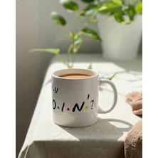 Yake Store How You Doin Friends Temalı Seramik Kahve Kupası