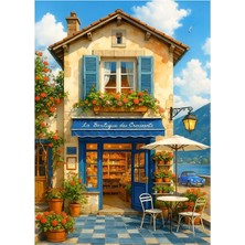Yake Store 1000 Parça - Blue Door Cafe (Mavi Kapılı Kafe)