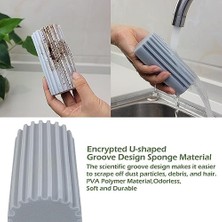 Yake Store 8'li Paket Nemli Temiz Silgi Süngeri, Sünger Temizleme Fırçası, Temizlik, Bulaşık, Panjur, Cam, Süpürgelik, Havalandırma Delikleri, Pencere Rayları ve Musluklar Için Silgi