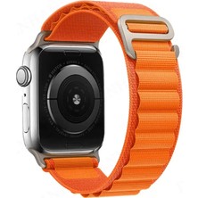 Apple Watch 42MM Mountain Kordon - Turuncu