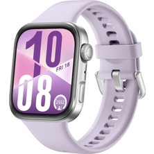 Yake Store Watch Fıt 4 Akıllı SAAT,100+ Spor Modu, Ultra Ince Tasarım,spor ve Sağlık Takibi,10 Güne Kadar Pil Ömrü, Ios ve Android Uyumlu,alüminyum Kasa,1.82” Amoled Ekran, Gps Destekli Koşu Saati,mor