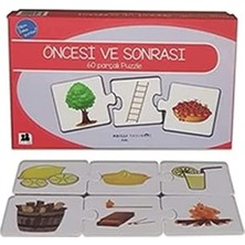 Yake Store Ezo Etkin Zeka Oyunları, Öncesi ve Sonrası Puzzle 60 Parça Puzzle (Kapak Değişebilir)