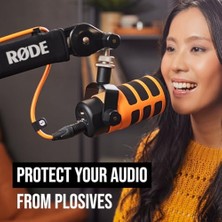 Wheat Grains Global Store WS14 Premium Pop Filtre Podmic ve Podmic USB Için (Kırmızı)