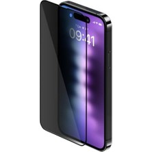 Wheat Grains Global Store Labs iPhone 15 Pro Max ile Uyumlu 5d Privacy Hayalet Ekran Koruyucu
