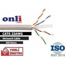 Onli ER-6002 U-Utp 23 Awg Cca Cu 500 Metre Cat6 Kablo (Kdo)
