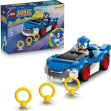 Yake Store The Hedgehog : Şimşek Araba 77117 – 7 Yaş ve Üzeri Çocuklar Için Yaramaz Yüz Baskılı  Minifigürü ve 3 Altın Yüzük Içeren Yaratıcı Oyuncak Yapım Seti, Hediye Fikri (126 Parça)