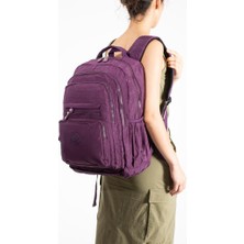 Baginn Unisex Okul Çantası Lise Ortaokul Üniversite Sırt Çantası 43*30 cm Hafif Klinkır Kumaş Çok Cepli