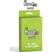 Yake Store Mooduna Göre Mini Çocuklar Kart Oyunu, 33 Fotoğraf Kartı ve 22 Durum Kartı, 13+ Yaş