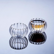 Wheat Grains Global Store Dekoratif Cam Lokumluk, 8x8 Cm, 6'lı Set