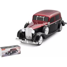 Hadron Wster WS1934 Fm RADYO/10W/USB/TF/LED Klasik Araba Tasarımlı Bordo Bluetooth Hoparlör