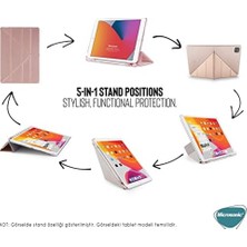 Yake Store Galaxy Tab A9 Kılıf Origami Pencil Lila [galaxy Tab A9 ile Uyumlu Kılıf - Lila]