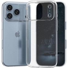 Apple iPhone 17 Pro Max Lüx Şeffaf Silikon - Şeffaf