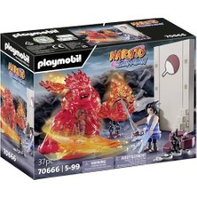 Yake Store Playmobil Naruto Shippuden 70666 Sasuke Vs Itachi, Mangekyou Sharingan ve Enerji Ruhu Susano'o ile Etkileşimli Kardeş Savaşı, Itachi'nin Intikamı, 5 Yaş ve Üzeri Çocuklar Için Oyuncak