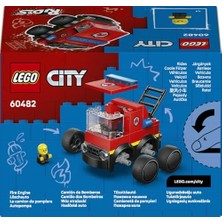 Yake Store City Araçlar - Itfaiye Kamyonu 60482 – 5 Yaş ve Üzeri Erkek ve Kız Çocuklar Için Itfaiyeci Minifigürü Içeren Yaratıcı Oyuncak Yapım Seti, Çocuklar Için Eğlenceli Hediye Fikri (67 Parça)