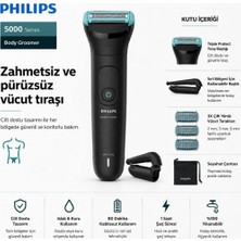 Philips Vücut Bakım 5000 Serisi Duşa Uygun Kablosuz Tıraş Makinesi 100 Dk Kullanım Süresi BG5475/15