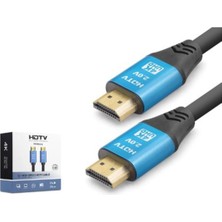Hadron Nodar ND4057 HDMI 2.0 Kablo 4K 60 Hz Od 8.0 mm 30 M Siyah Mavi (Kdo)