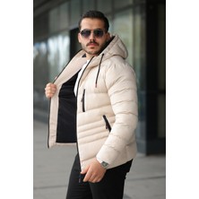 Mdueni Erkek Su ve Rüzgar Geçirmez Kışlık Şişme Mont