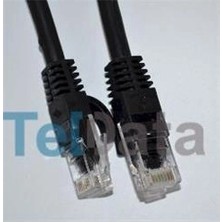 Teldata TLD-300S Cat6 3mt Siyah Utp Patch Kablo (Kdo)
