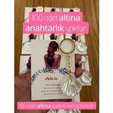 Poros Store Istiridye Anahtarlık (Demonte) Kına Nişan Söz Nikah Hatırası Özel Gün Hediyelik 10 Adet Hediyelik