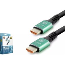 Hadron HDX2045 HDMI Kablo Pvc 8k 60HZ 2.1V Optıc Od8.0 3m Siyah (Kdo)