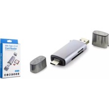 Nodar Hadron HDX7031 Card Reader Usb3.0 + Type-C All In One Gri(Atud-19) (Kdo)