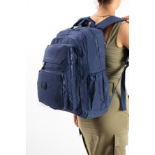 Baginn Unisex Okul Çantası Lise Ortaokul Üniversite Klinkır Sırt Çantası 43*30 cm Hafif Kumaş Çok Cepli 2f