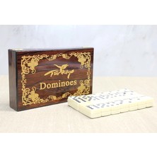 Uravas Store Ahşap Kutulu Domino Oyunu ALK4220