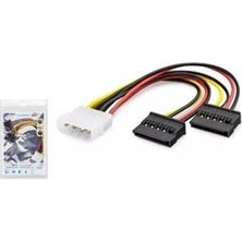 HCS Hadron HDX5525 Sata Power Kablo Poşetli 2ın1 16CM Siyah (Kdo)