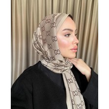 Alluring G Desenli Çift Taraflı Desenli Kaşmir Ipek Pamuklu Şal