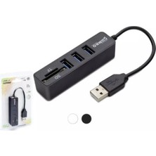 HCS Hadron HDX7009 USB Hub Combo 3-Usb + Sd + Tf Siyah (Kdo)