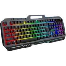 Uravas Store Işıklı  Q Klavye Mouse Seti Siyah   Klavye