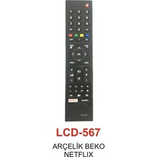Uravas Store Arçelik - Beko 3D Smart  Netflix Tv Kumandası - LCD 567