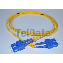 Teldata TLD-SC112 Sc-Upc-Sc-Upc Sm Dx 2 Metre Fıber Optık Patchcord (Kdo)