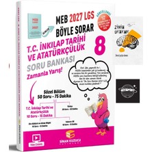 Sinan Kuzucu Yayınları Sinan Kuzucu 2027 Lgs Inkılap Tarihi Soru Bankası +ZİHİNDENEME-SK31