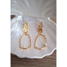 Svc Accessories Inci Detaylı Sallantılı Küpe