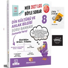 Sinan Kuzucu Yayınları Sinan Kuzucu 2027 Lgs Din Kültürü Soru Bankası +ZİHİNDENEME-SK30