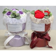 Uravas Store El Örgüsü Romantik Gül Buketi ALK4965