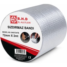Be-Welt B.h.d. Sızdırmaz Tamir Bandı 72 mm x 2 M Su Geçirmez Onarım Bandı