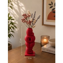 Günyan Store Love Dekoratif Vazo – Modern Tasarım (17 x 5 Cm)