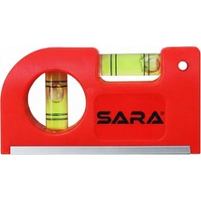 Sara Mini Su Terazisi - 8.5 Cm, Mıknatıslı, Mıknatıslı ve Abs Plastikten Sağlam Gövde, Kompakt ve Taşınabilir, Manyetik Taban