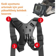 Empressco Kask Kamera Çene Tutucu 4 Bacaklı Esnek Kırılmaz Yeni Model