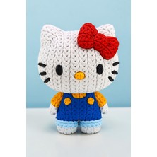 Hunga Hello Kitty - Yün Örgü Görünümlü Figür
