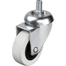 Esranın Dünyası 332 - 50X20 mm Çift Bilyalı Vidalı Teker 4 Adet