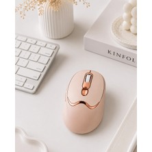 Armüz Sessiz Tıklama Özellikli Şarjlı Kablosuz Mouse Çoklu Cihaz Uyumlu
