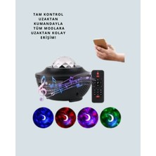 Uravas Store 10 Renkli Kombinasyon + Breathing Light + 2 Saat Zamanlayıcılı Star Lamba
