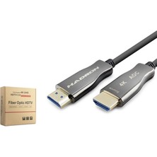 Hadron HDX2059 50M  Fiber HDMI Kablo 4K 60Hz  Siyah (Kdo)