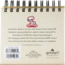 Esranın Dünyası Sarı Renkli Sürekli Takvim, Peanuts Temalı Tasarım