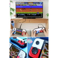 Uravas Store Oyun Konsolu Gamepad Joystick 500 Oyunlu Çok Renkli Bluetoothsuz Atari Oyun Kutusu